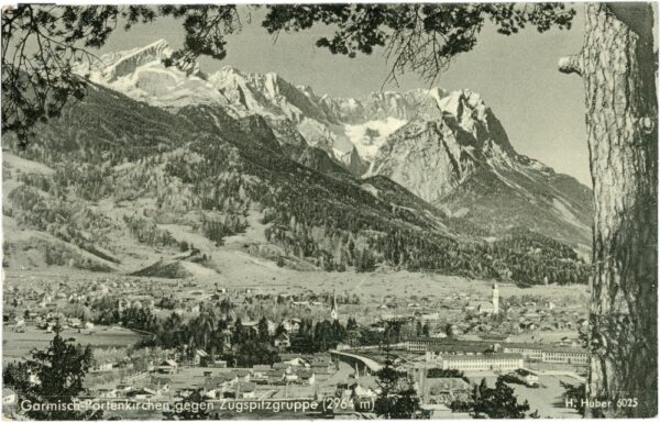 garmisch partenkirchen, gegen zugspitzgruppe
