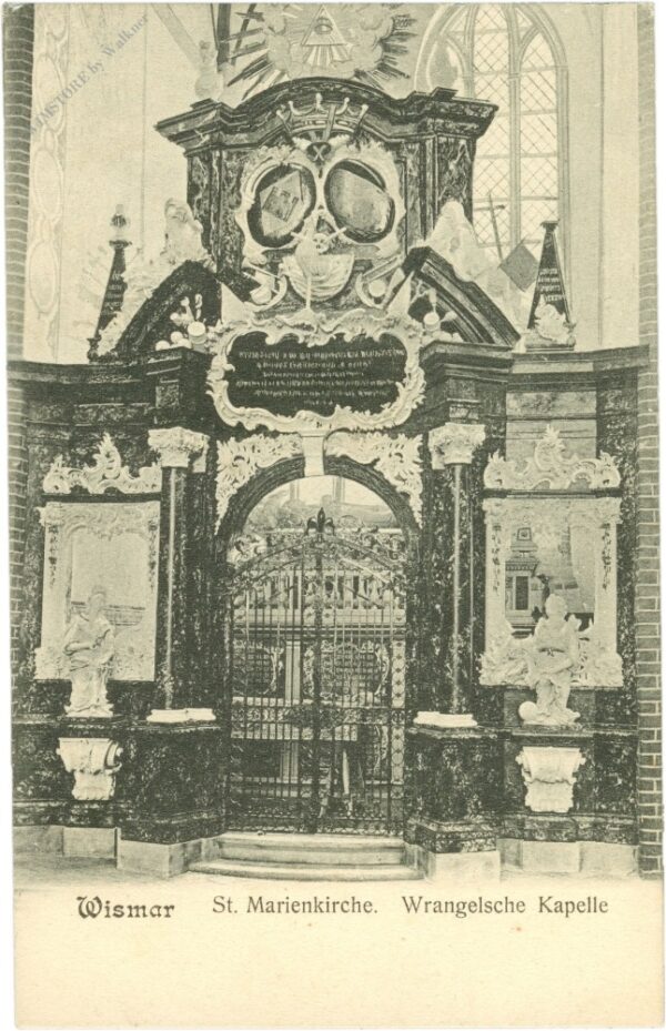 wismar, st. marienkirche, wrangelsche kapelle