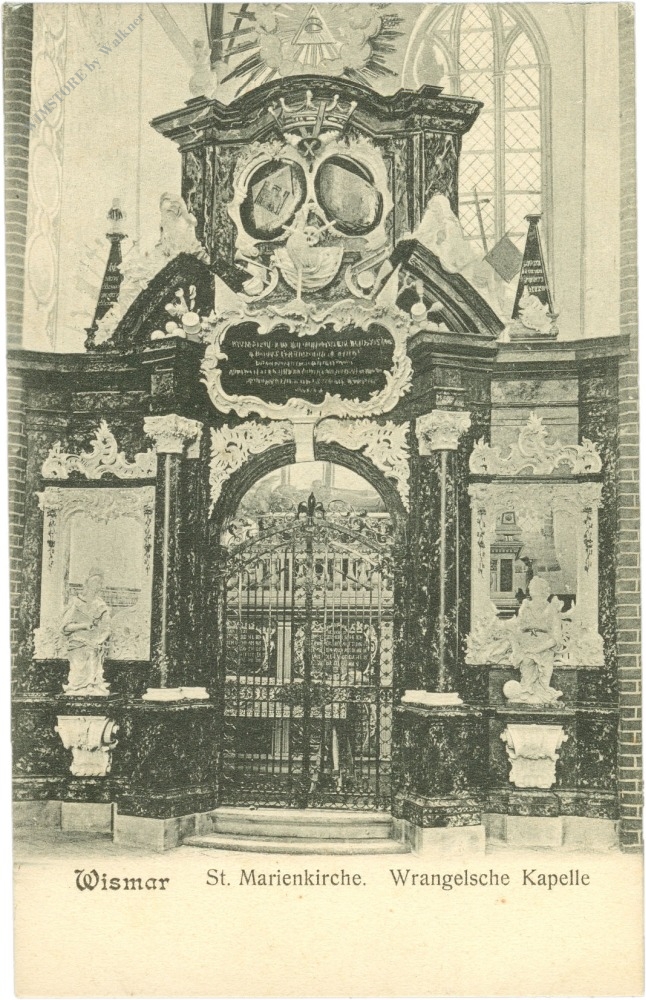 wismar, st. marienkirche, wrangelsche kapelle