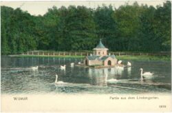 wismar, partie aus dem lindengarten