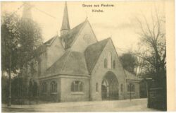 berlin, gruß aus pankow, kirche