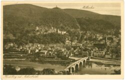 heidelberg, mit neckarbrücke