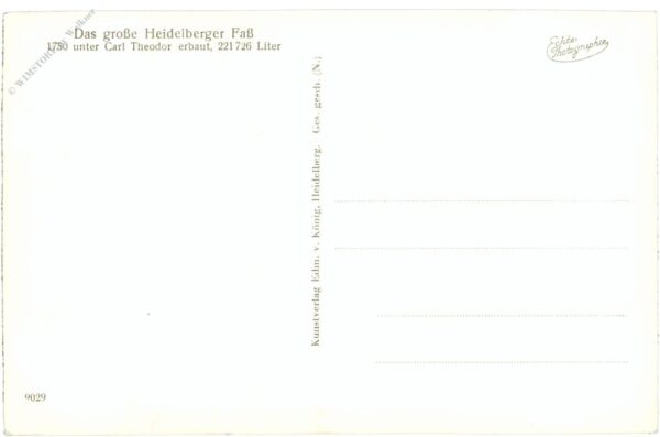 heidelberg, das große heidelberger fass