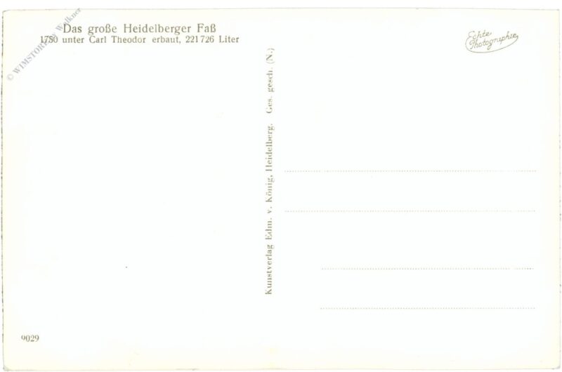 heidelberg, das große heidelberger fass