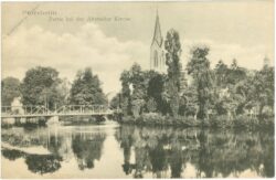 pforzheim, partie bei der altstädter kircher