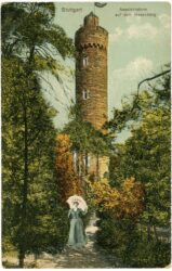 stuttgart, aussichtsturm auf dem hasenberg