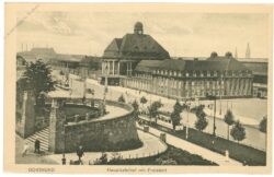 dortmund, hauptbahnhof mit freistuhl