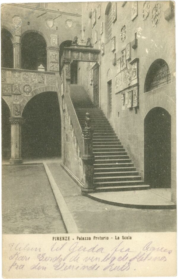florenz, palazzo pretorio, la scala