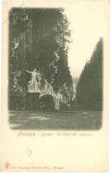 florenz, bobli, il viale dei cipressi