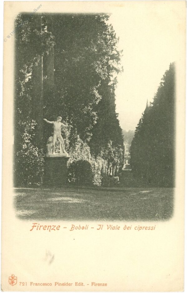 florenz, bobli, il viale dei cipressi