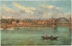 bonn, mit rheinbrücke