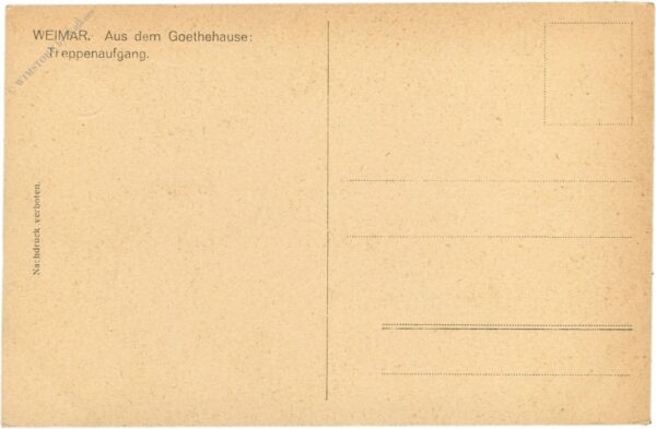 weimar, goethehaus, treppenaufgang