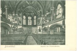 düsseldorf, inneres der friedenskirche
