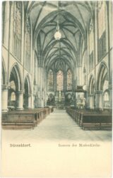 düsseldorf, inneres der marienkirche