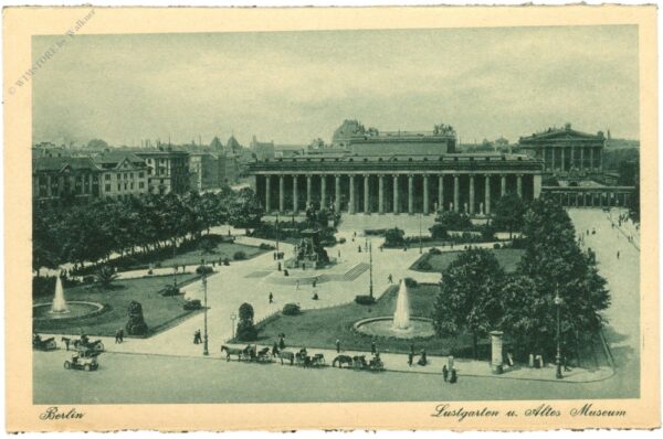 berlin, lustgarten und altes museum