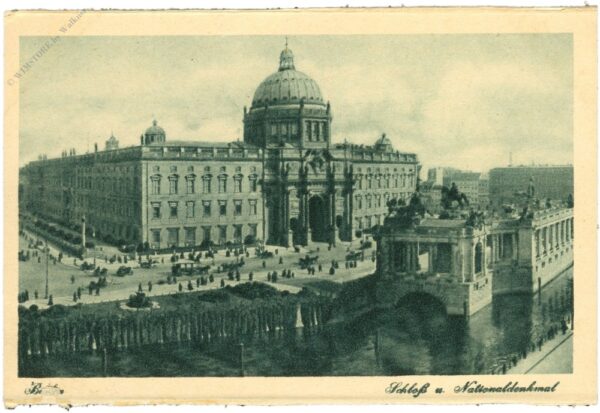 berlin, schloss und nationaldenkmal
