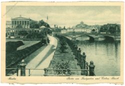 berlin, partie am lustgarten und circus busch