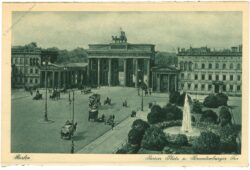 berlin, pariser platz und brandenburger tor