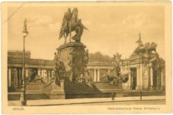 berlin, nationaldenkmal kaiser wilhelms i.