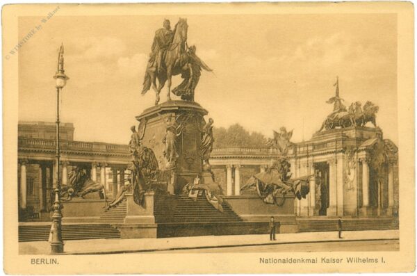 berlin, nationaldenkmal kaiser wilhelms i.