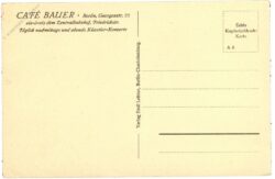 berlin, cafe bauer