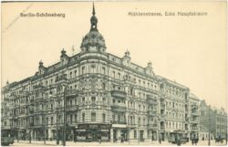 berlin, schöneberg, mühlenstrasse, ecke hauptstrasse
