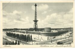 berlin, funkturm mit aussichtshallen