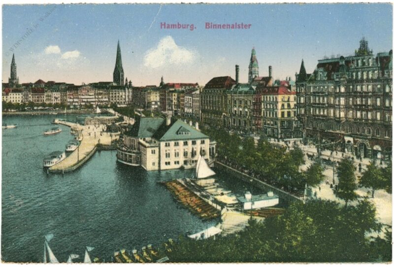 hamburg, binnenalster hamburg, binnenalster