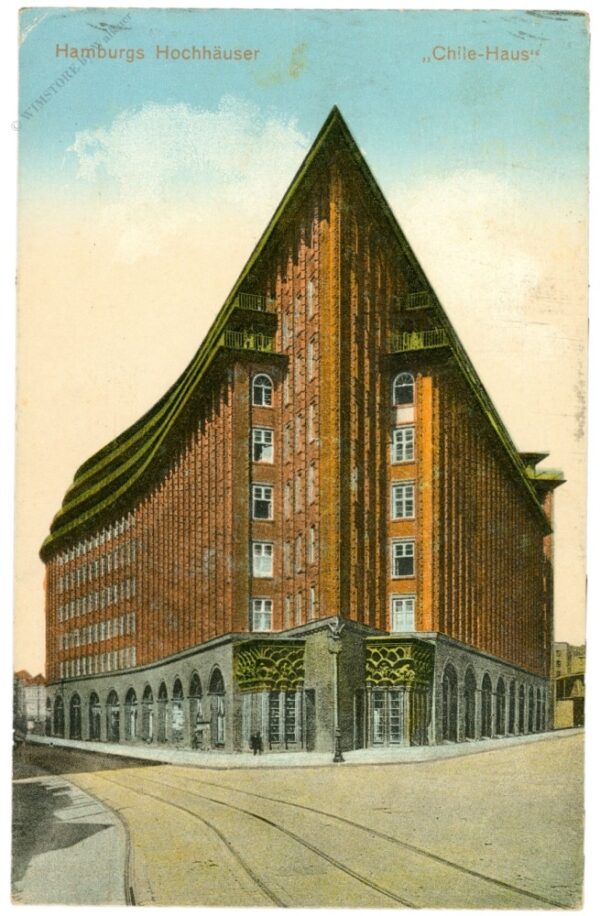 hamburg, hochhäuser, chile haus