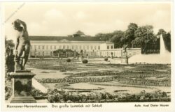 hannover, herrenhausen, das große luststück mit schloss