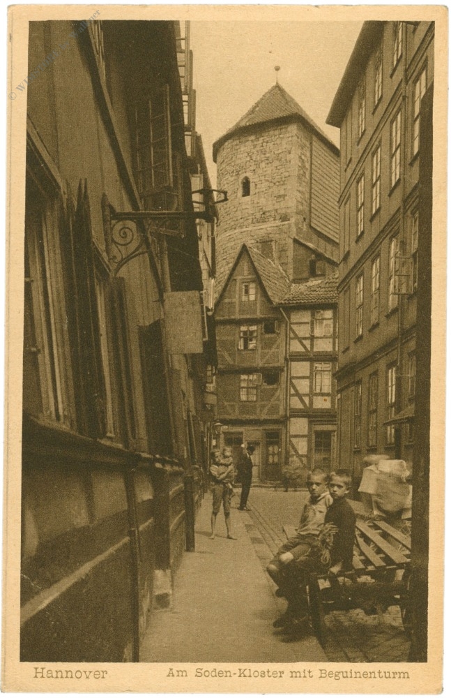 hannover, am soden kloster mit beguinenturm hannover, am soden kloster mit beguinenturm