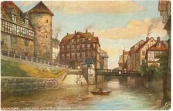 hannover, leineufer mit beguinenturm