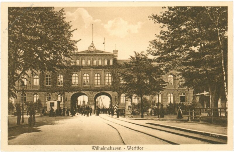 wilhelmshaven, werfttor