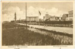 ostseebad warnemünde, bismarck promenade