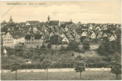marbach am neckar, blick von norden