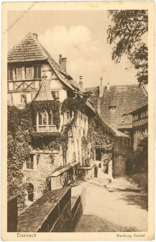 eisenach, wartburg, vorhof