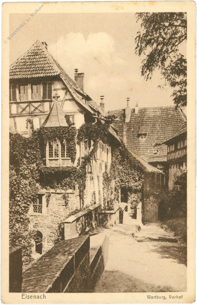 eisenach, wartburg, vorhof