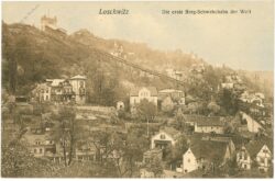 dresden, loschwitz, die erste berg schwebebahn der welt