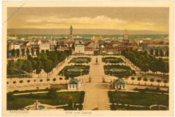 karlsruhe, blick vom schloss