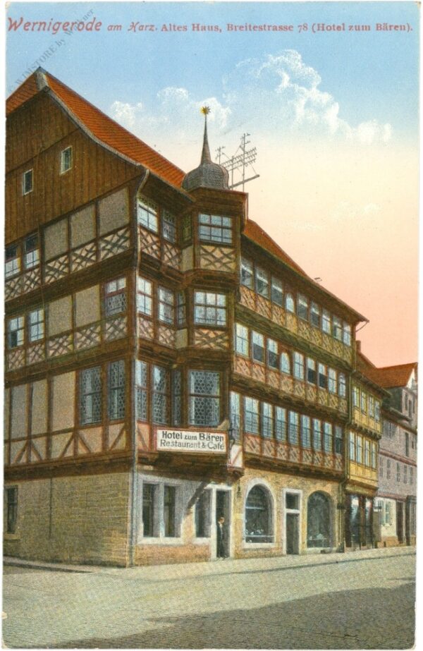 wernigerode am harz, altes haus, breite strasse 78 (hotel zum bären)