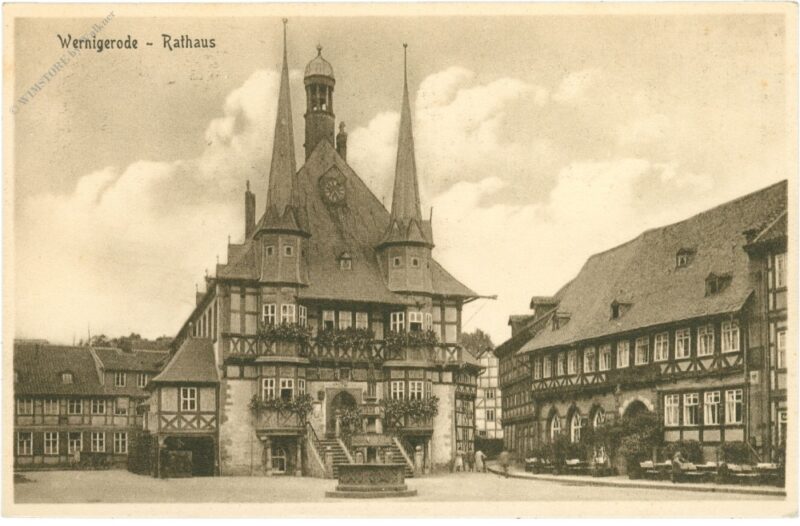 wernigerode am harz, rathaus wernigerode am harz, rathaus