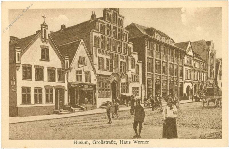husum, großstrasse, haus werner