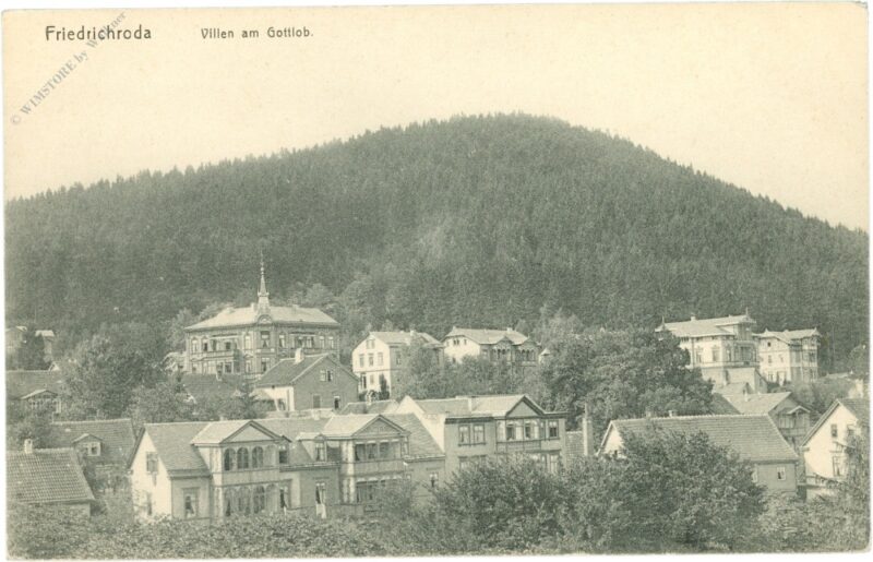 friedrichroda, villan am gottlob