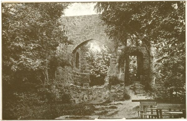 bad blankenburg, schlosskapelle der burgruine greifenstein
