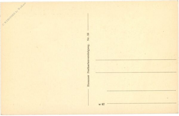 husum, markt mit kirche, eingang zur norder und süderstraße