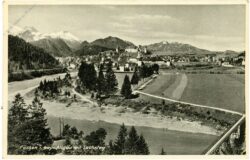 füssen im bayr. allgäu, mit lechsteg