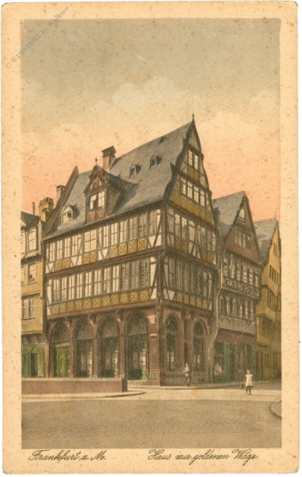 frankfurt am main, haus zur goldenen wage