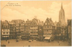 frankfurt am main, alte häuser am römerberg