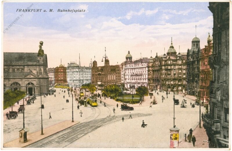 frankfurt am main, bahnhofsplatz