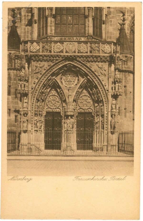 nürnberg, frauenkirche portal